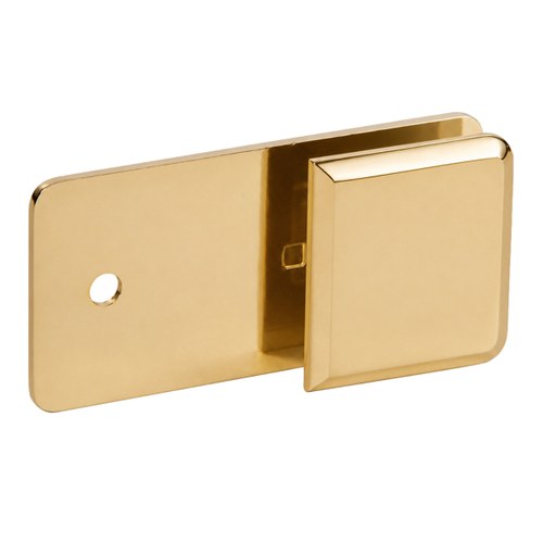 CRL BGC182ULBR Unlacquered Brass 'Y' Beveled Glass Clamp