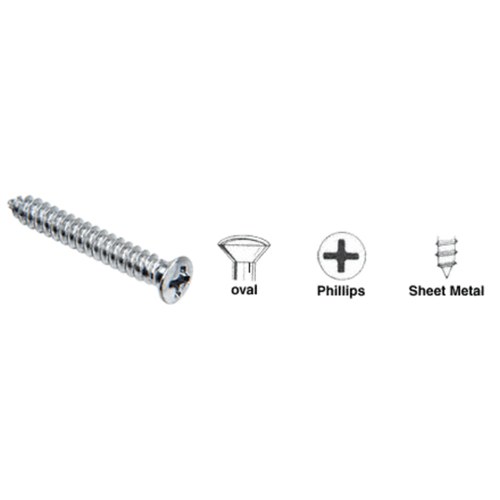 CRL AV1802 Chrome 8 x 1-1/8