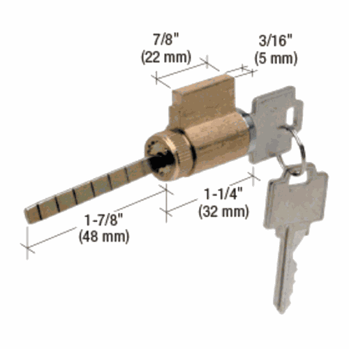CRL E2107 Keyed Alike Cylinder Lock for Weiser, Kwikset Weslock