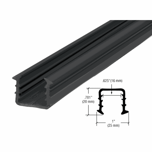 CRL GRRF1519PV Black Rubber Insert for 3/4
