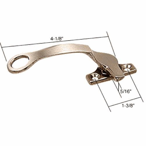 CRL H3600 Left Hand Casement Window Lock Handle, 1-3/8