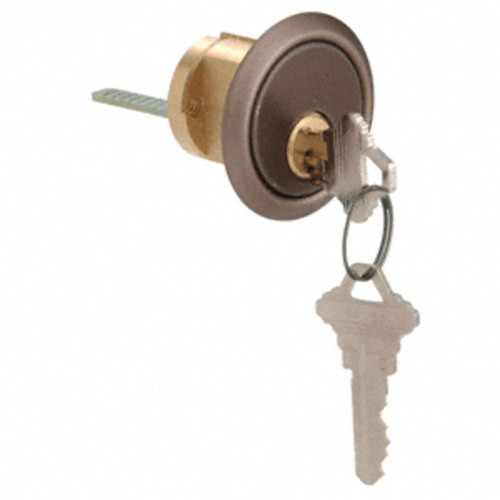 CRL DC7015SC8KDDU Dark Bronze Rim Cylinder 5-Pin Schlage 'C' Keyway with 1-3/4