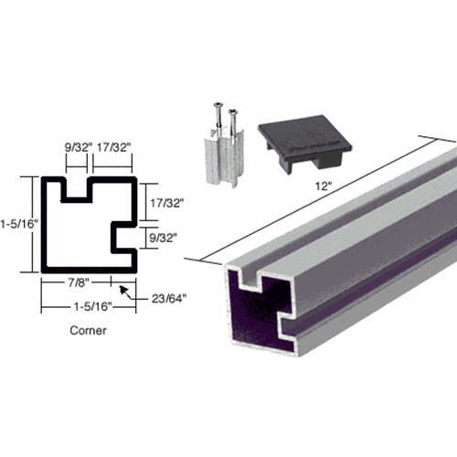 CRL 6406312 Satin Anodized 12