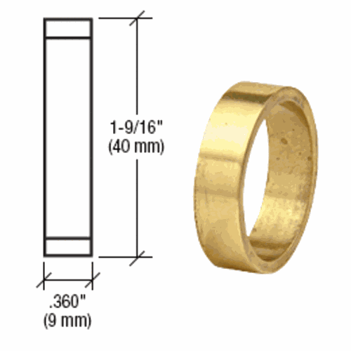 CRL DRA360PB Polished Brass .360