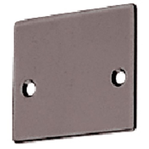 CRL NH3ECDU Black Bronze Anodized End Cap with Screws for NH3 Wide U-Channel