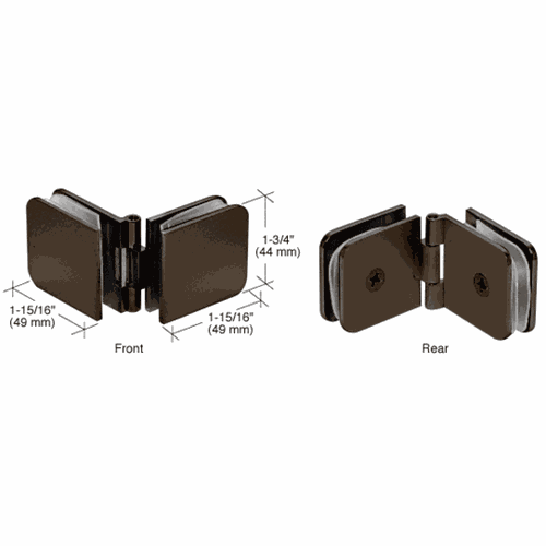 CRL ADJ1800RB Oil Rubbed Bronze Adjustable Glass Clamp