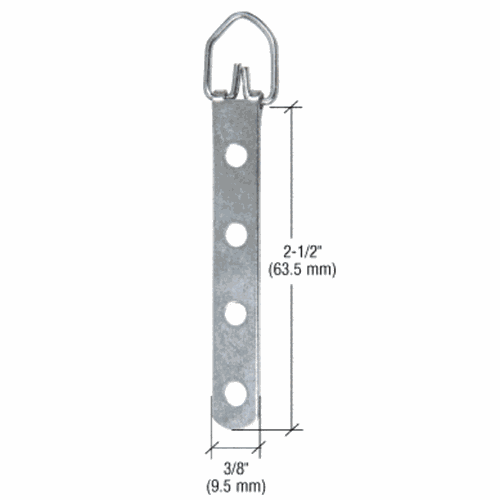 CRL 1014MH 4-Hole Swivel Eyelet Strap Hanger