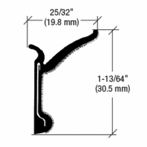 CRL MR260X96 GM B-Body Belt Molding