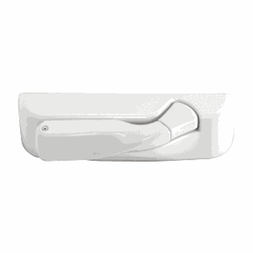 CRL EP27035 Truth Encore Brite White Left-Hand Folding Handle Cover
