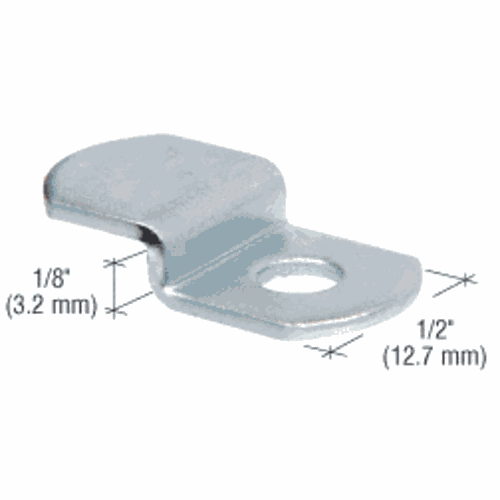 CRL Z45 Zinc-Plated Offset Mirror Clip for 1/8