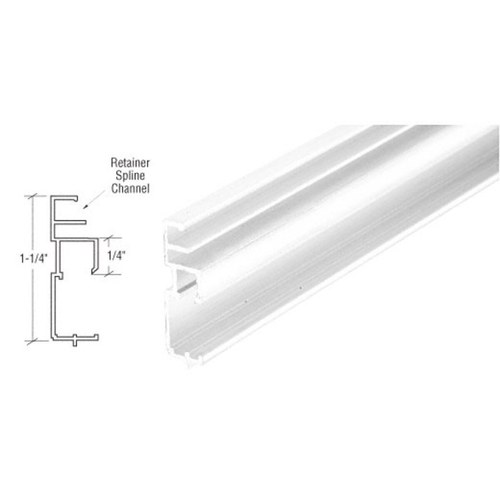 CRL PL14206 White Triple Track Bottom Screen Frame