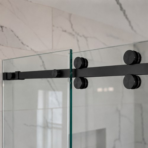 CRL SER95MBL Matte Black 180 Serenity Series Sliding System - 95