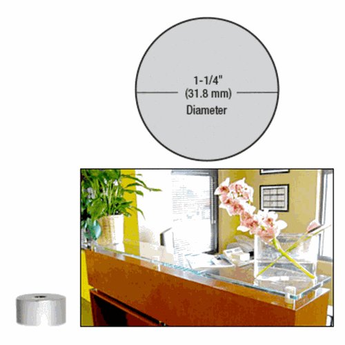 CRL S0B11412SC Satin Chrome 1.25