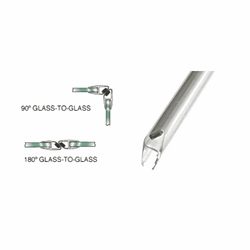 CRL PMB8 45 RH Magnetic Profile for 1/4