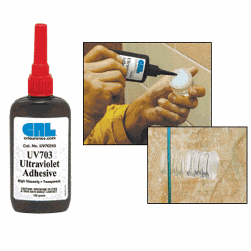CRL UV70310 UV703 High Viscosity UV Adhesive, 100g