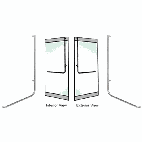 CRL DH100D3RBS Blumcraft Brushed Stainless Right Hand Reverse Rail 