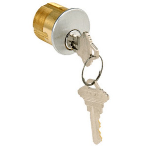 CRL DC7185SCKDSC Satin Chrome Mortise Cylinder 1-1/8