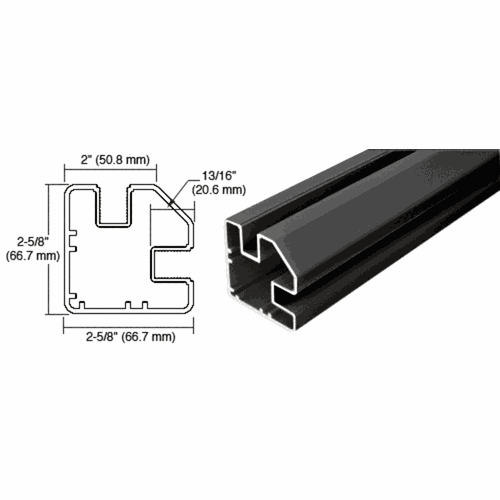 CRL SP972BL Matte Black 72
