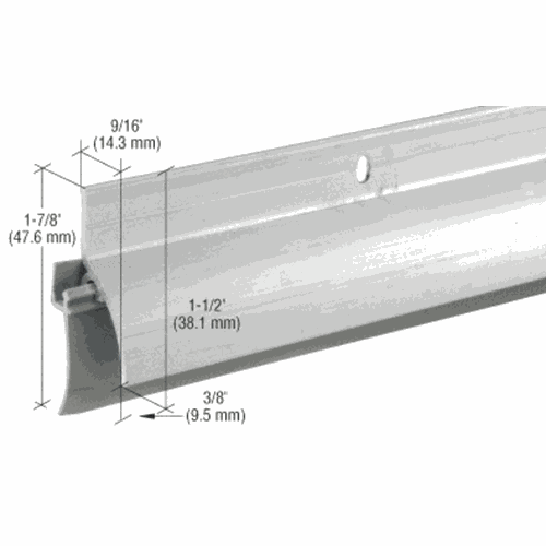 CRL DB037AV36 Aluminum Door Sweep with Rain Drip for 36