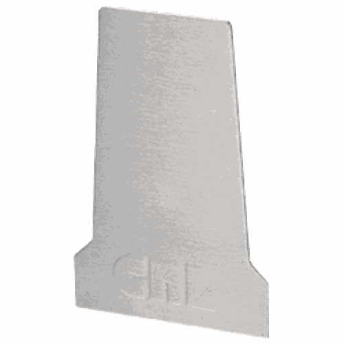 CRL B5TECBS Brushed Stainless End Cap for B5T Tapered Base Shoe