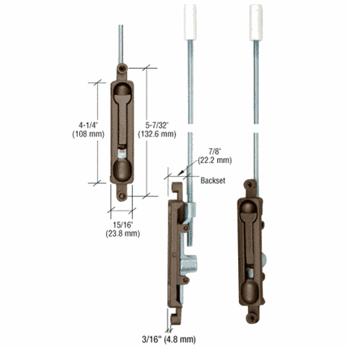 CRL DL2210DU316 Dark Bronze 3/16