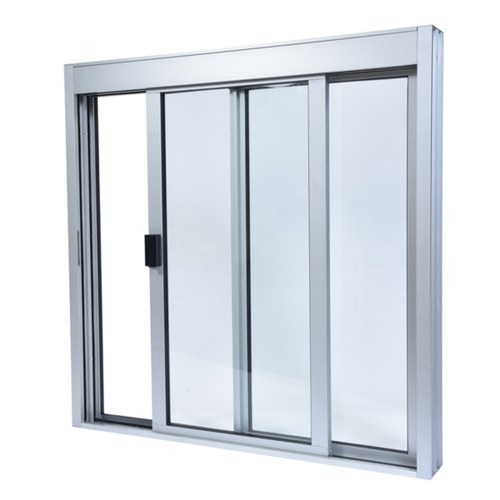CRL DW3636X0GA Satin Anodized Manual DW Deluxe Service Window with Full Bottom Track