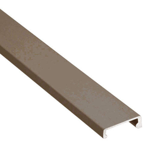 CRL RSC100DU Dark Bronze Continuous Hinge Screw Cover 100/150 Series