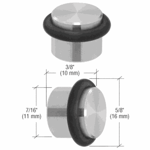 CRL UVCK15 Brushed Stainless Steel UV Shelf Support for Glass Panels
