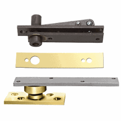 CRL 370PB Rixson Polished Brass Center-Hung Pivot Set