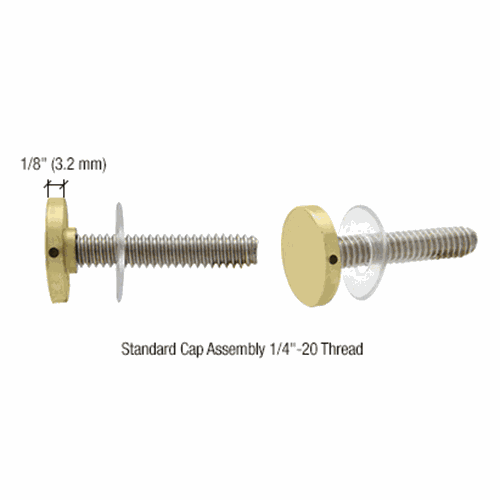 CRL BMNWSKSB Satin Brass BMNW Stud Replacement Set