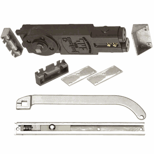 CRL 21201P62801 Jackson Satin Aluminum Regular Duty Concealed Closer with Offset Slide-Arm