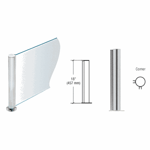 CRL PP0818LBS Brushed Stainless 18