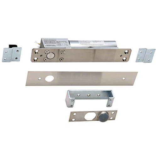 CRL MLEDB2 Brushed Stainless Electric Solenoid Bolt Lock - UL Certified