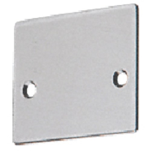 CRL NH3ECBS Brushed Stainless End Cap with Screws for NH3 Wide U-Channel