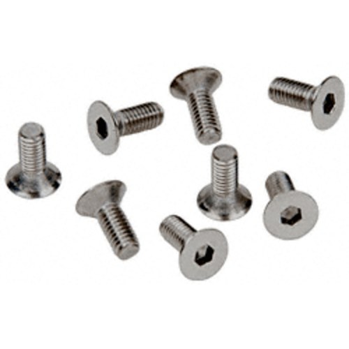 CRL A615BN Brushed Nickel 6x15 mm Flat Allen Head Cover Plate Screws