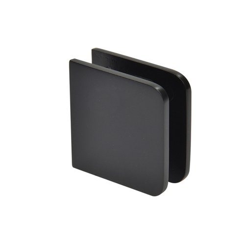 CRL UC77MBL Matte Black Traditional Fixed Panel U-Clamp