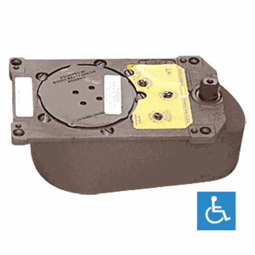 CRL PH32890SH0L85 Rixson PH328 8.5 Lb. Left Hand 90 Floor-Mounted Closer Body for Patch Fittings