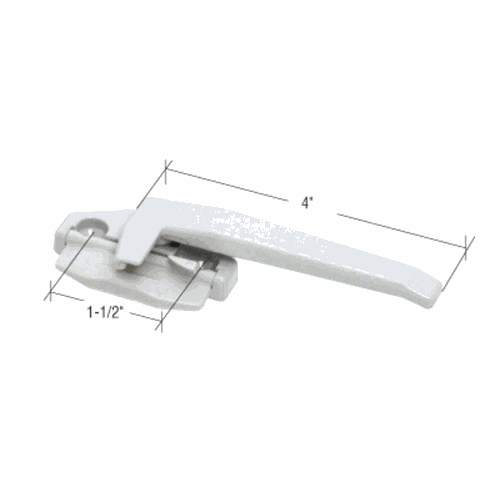 CRL DS324W White Right-Hand Cam Handle, 1.5