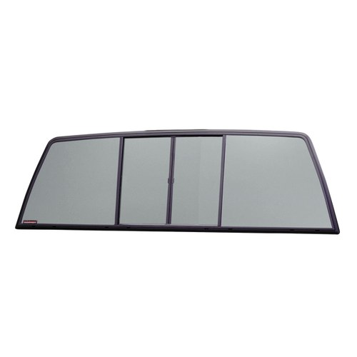 CRL EDV880S Duo-Vent Solar Glass Four Panel Slider for 1988-2000 Chevy/GMC CK Trucks