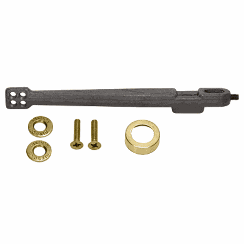 CRL 282026PB Rixson Polished Brass 28 Series Floor-Mounted Closer Arm with Alignment Hardware