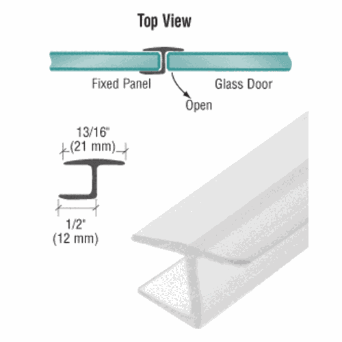 CRL PCC10 'Y' Jamb Seal with Soft Leg for 3/8