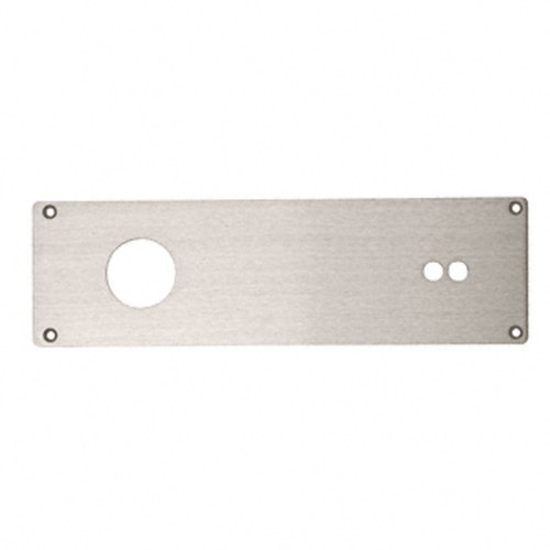 CRL 201103628 Satin Aluminum Radius Corner Cover Plate for Jackson Concealed Closers