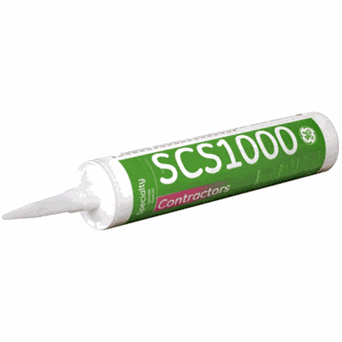 CRL SCS1009 Aluminum GE 1000 Contractor Silicone Sealant