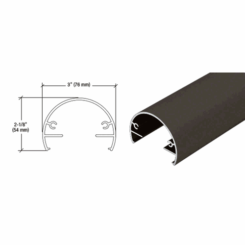 CRL 3XTR241BRZ Matte Bronze 300X Series 241
