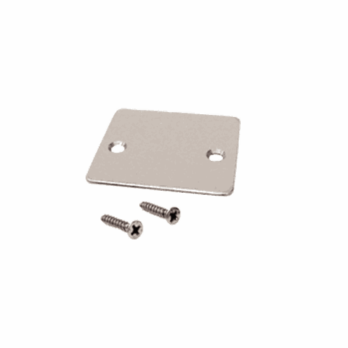 CRL UCECBS Brushed Stainless Steel End Cap with Screws