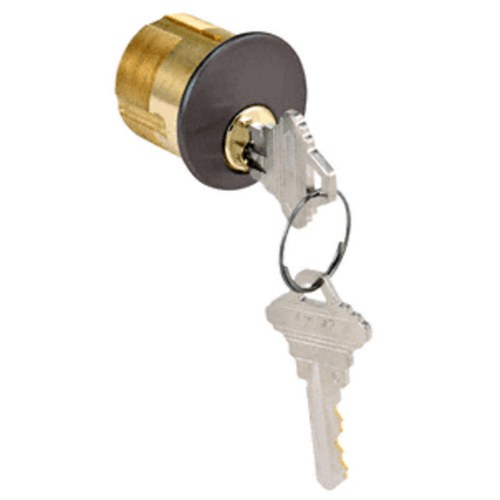 CRL DC7185SCKADU Dark Bronze Mortise Cylinder 1-1/8