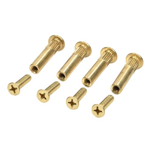 CRL DCSBBG Brite Gold Sex Bolt Mounting Screws