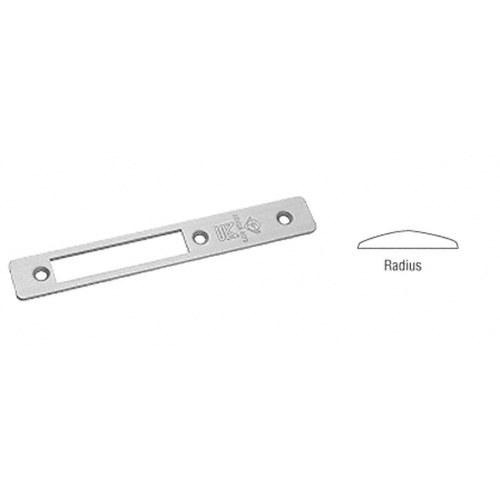 CRL 18110AL Aluminum Radius Faceplate for MS1853 Long Throw Deadlocks