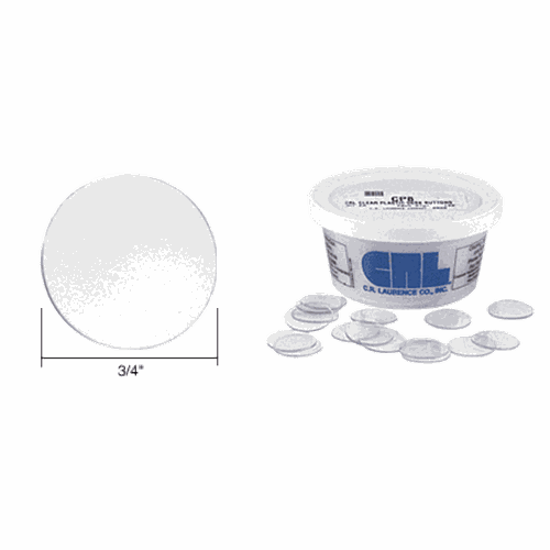 CRL CP8 Clear Plastic Desk Buttons