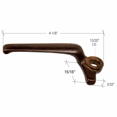 CRL H3649 Left Hand Casement Window Locking Handle, 15/16
